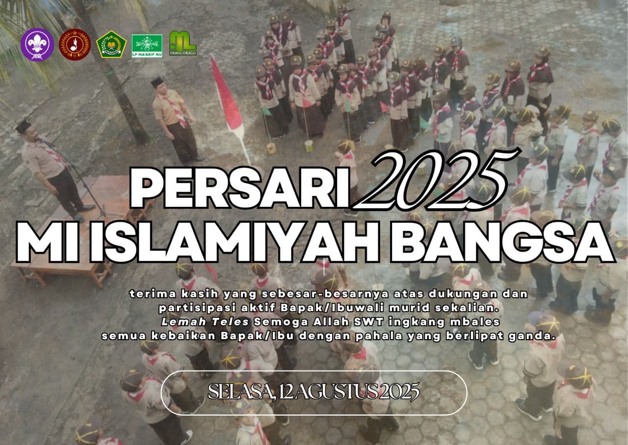 Hadapi Hujan dengan Semangat, PERSARI 2025 MI Islamiyah Bangsa Sukses Lahirkan Siaga Berkarakter