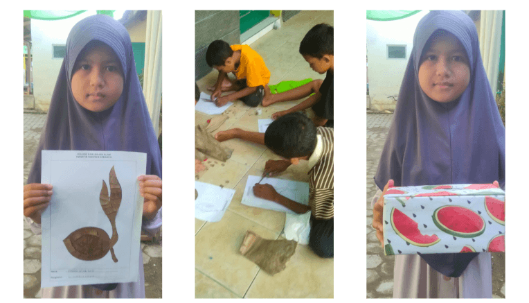 Siaga Garuda MI Islamiyah Bangsa Kuasai Hasta Karya dari Barang Bekas