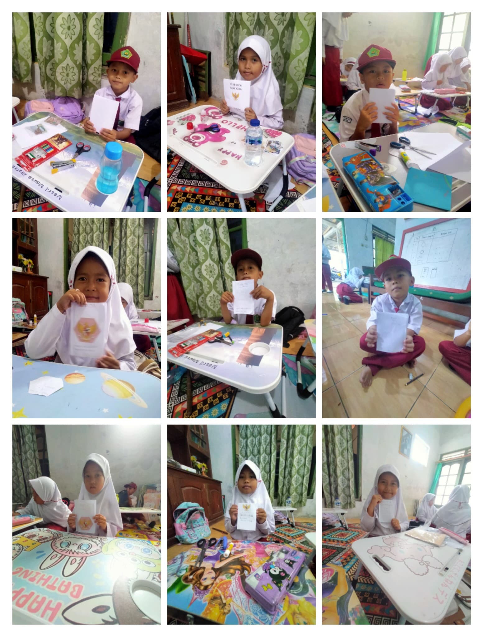 Melalui Karya Tangan: Siswa Kelas II MI Islamiyah Bangsa Kuasai Nilai Pancasila Lewat Buku Mini Kreatif