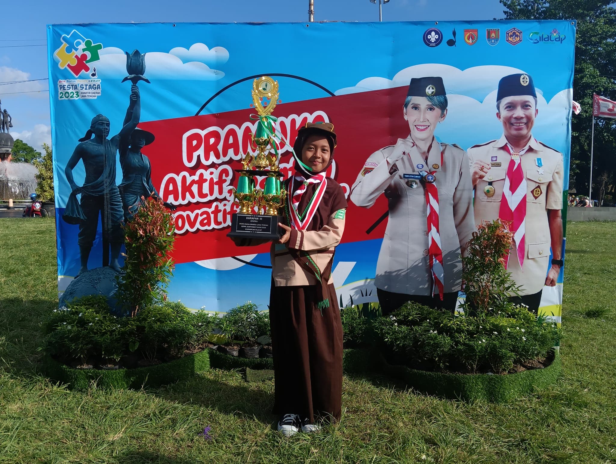 Kilas Balik Sejarah: Regu Melati Barung Hijau MI Islamiyah Bangsa, Satu-Satunya MI dari Kontingen Banyumas, Ukir Juara Harapan III di Pesta Siaga Kwarda Jateng 2023