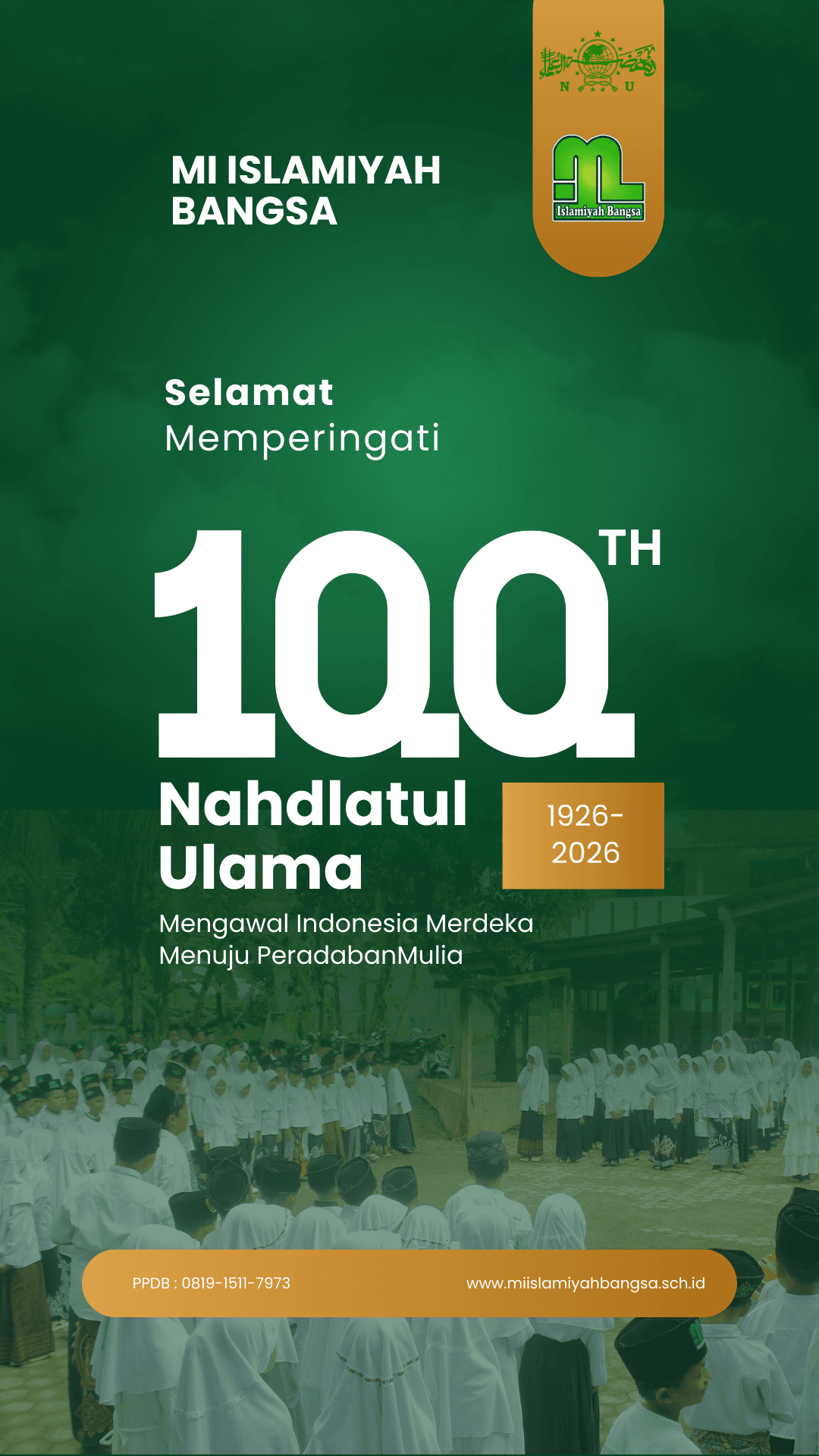 Refleksi Satu Abad Nahdlatul Ulama: Menuju Peradaban Mulia